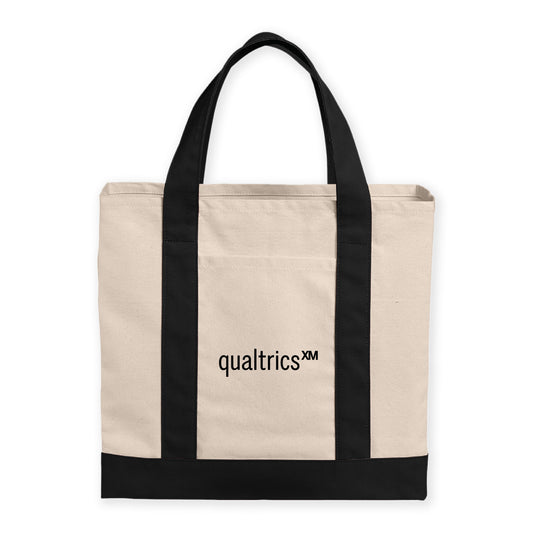 Port Authority Cotton Canvas Two-Tone Tote